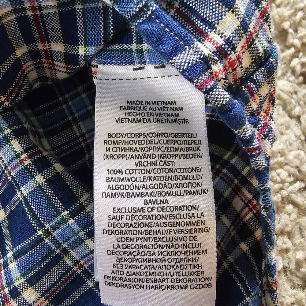 Ralph Lauren Mens 5XB Plaid Long Sleeve Button Down Shirt - Picture 5 of 7
